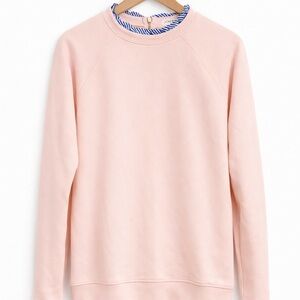 J. Crew Light Pink Crew Neck Sweater